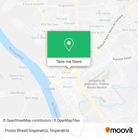 Posto Brasil Imperatriz map