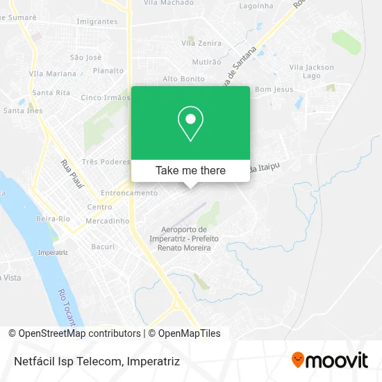 Netfácil Isp Telecom map