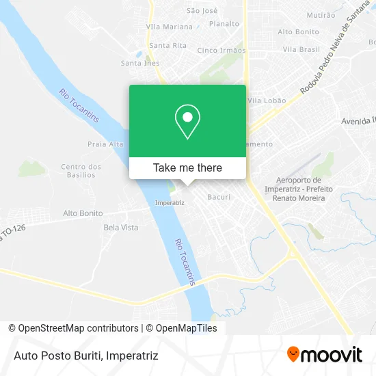 Auto Posto Buriti map