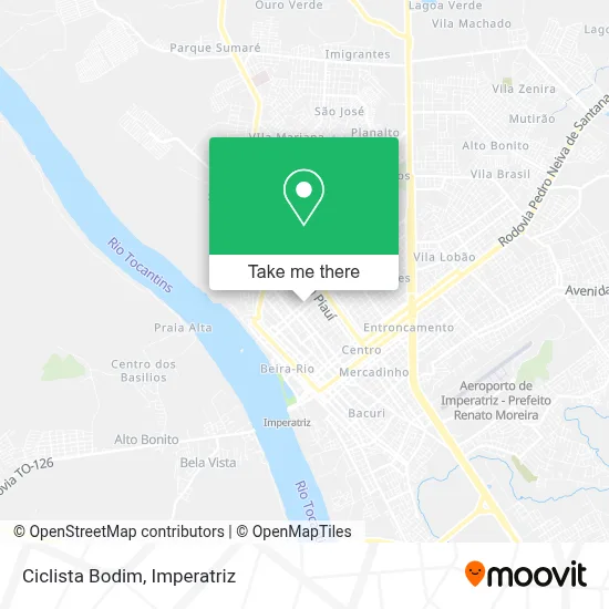 Ciclista Bodim map
