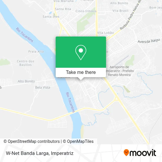 W-Net Banda Larga map
