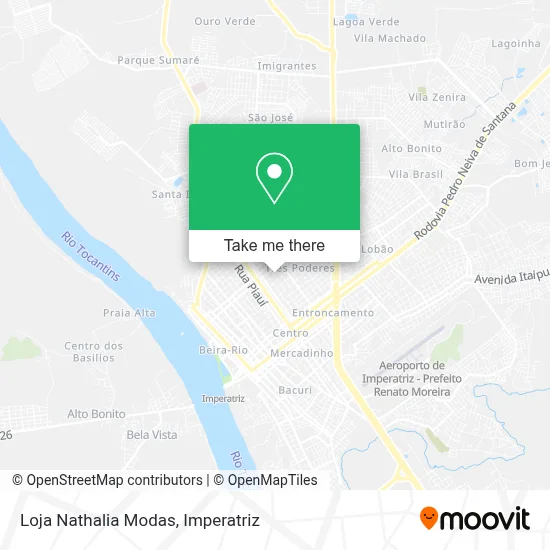 Loja Nathalia Modas map