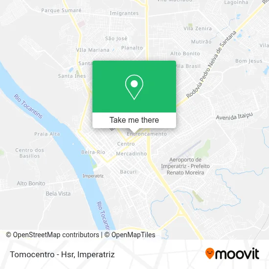 Tomocentro - Hsr map