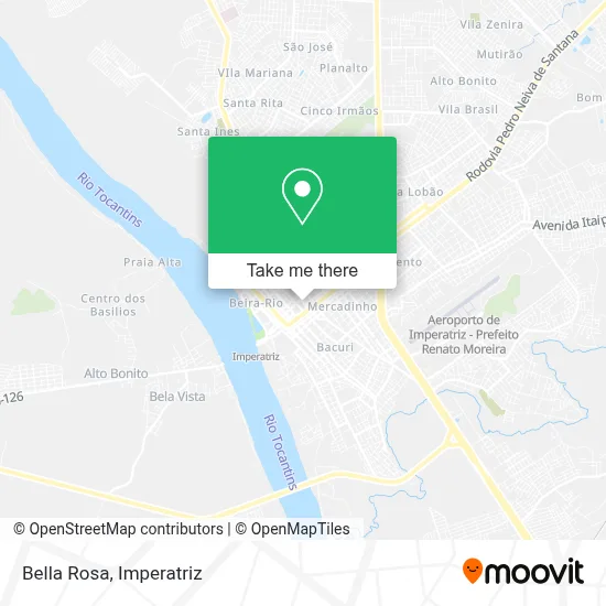Bella Rosa map