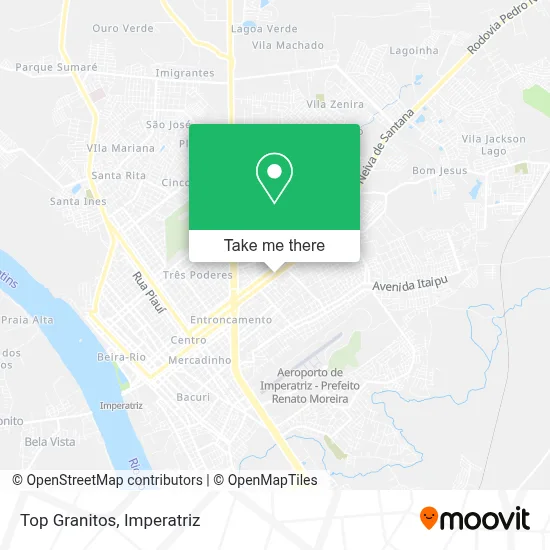 Top Granitos map