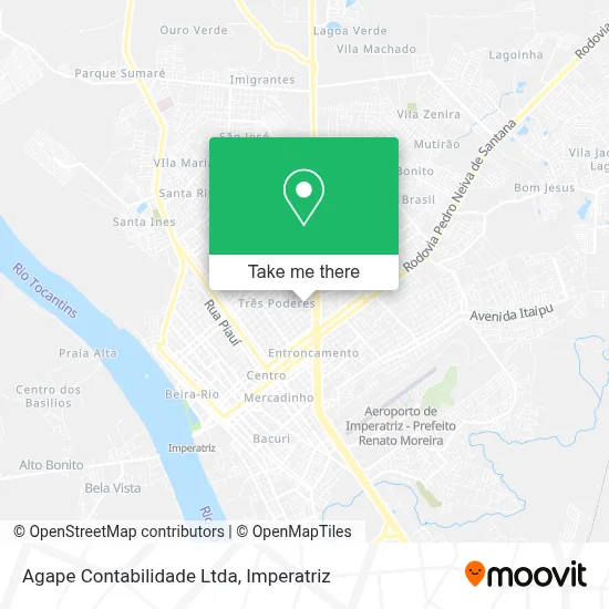 Agape Contabilidade Ltda map