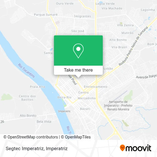 Segtec Imperatriz map