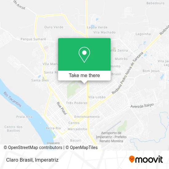 Claro Brasil map