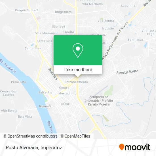 Posto Alvorada map