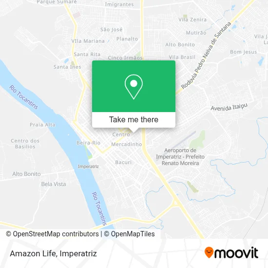 Amazon Life map