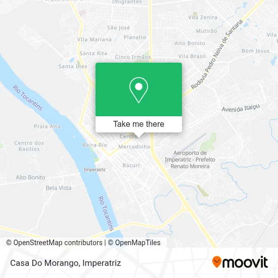 Casa Do Morango map