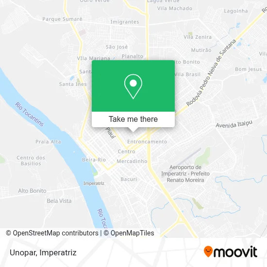 Unopar map