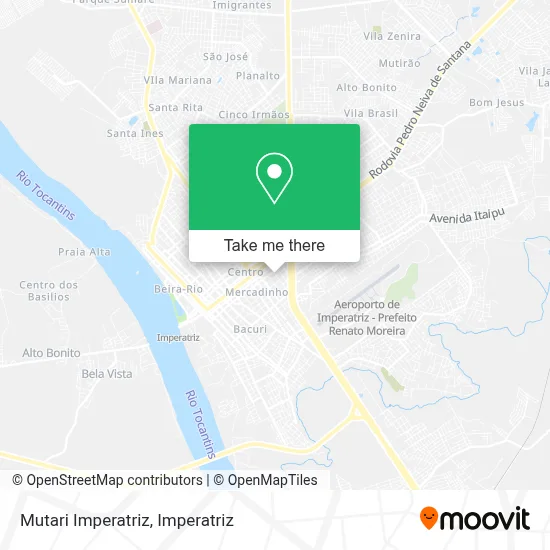 Mutari Imperatriz map