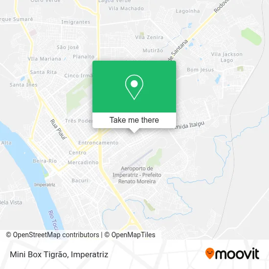 Mini Box Tigrão map