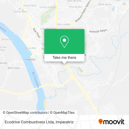 Ecodrive Combustiveis Ltda map