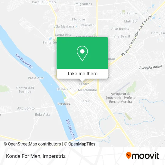 Konde For Men map