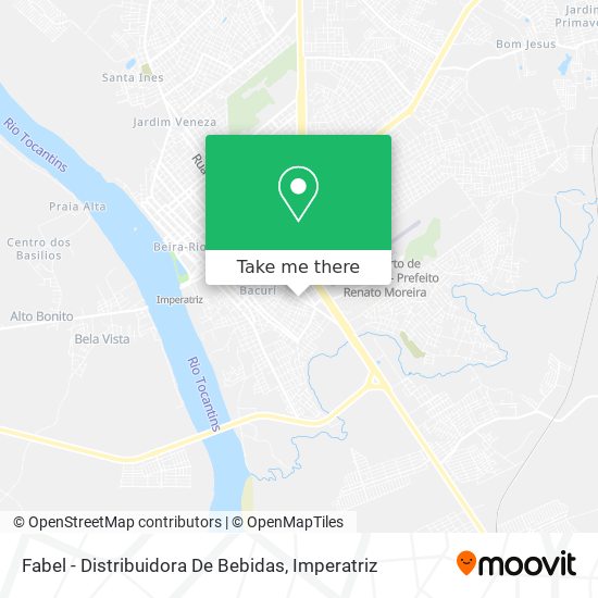 Fabel - Distribuidora De Bebidas map