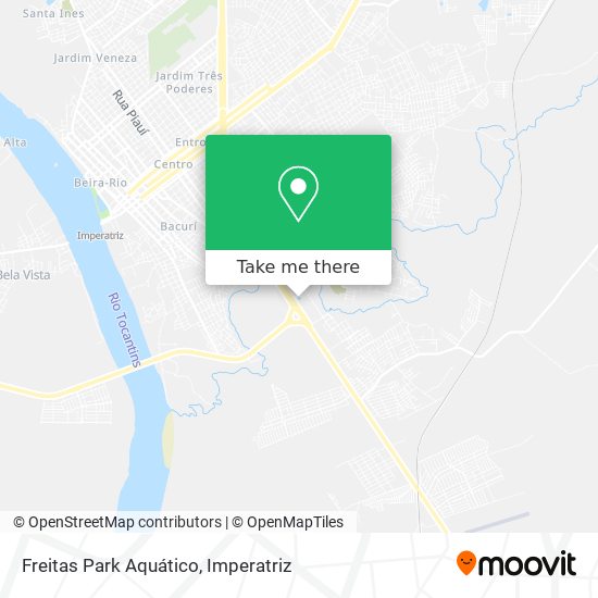 Freitas Park Aquático map