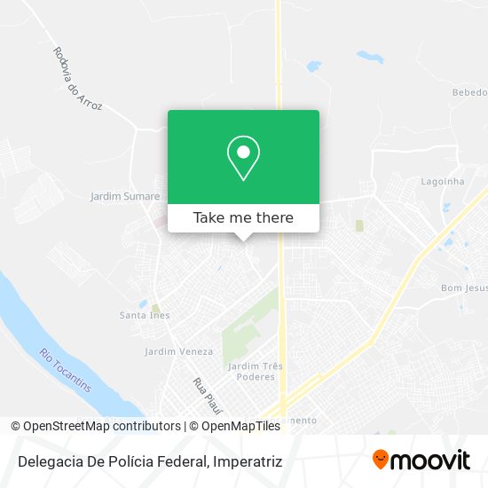 Delegacia De Polícia Federal map