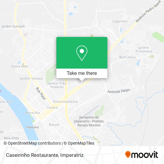 Caseirinho Restaurante map