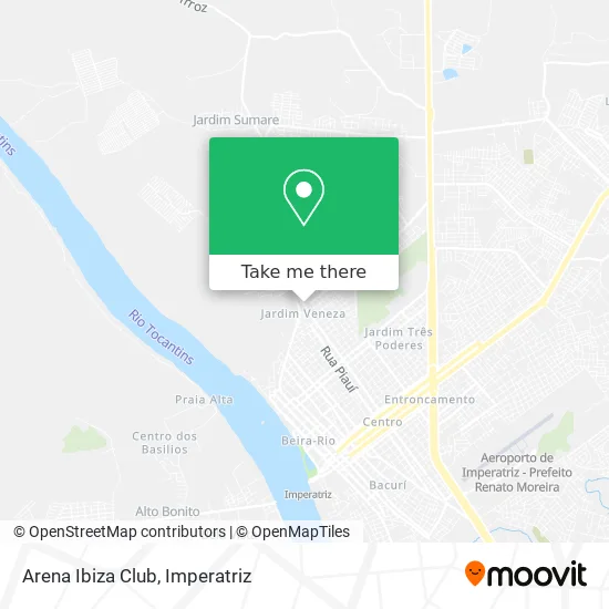 Arena Ibiza Club map