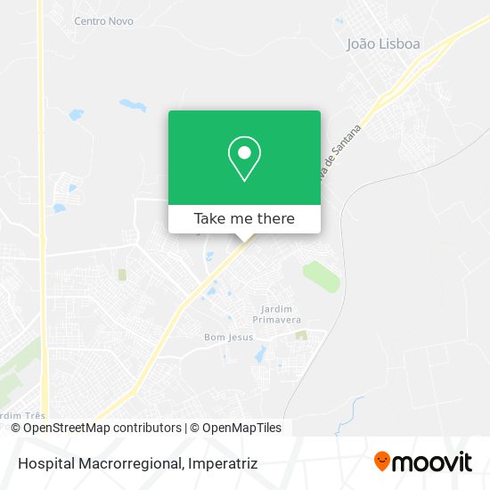 Hospital Macrorregional map