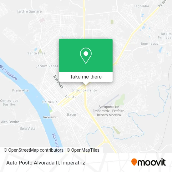 Auto Posto Alvorada II map