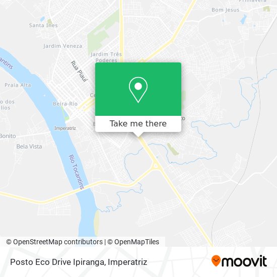 Mapa Posto Eco Drive Ipiranga