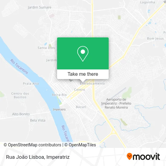 Rua João Lisboa map