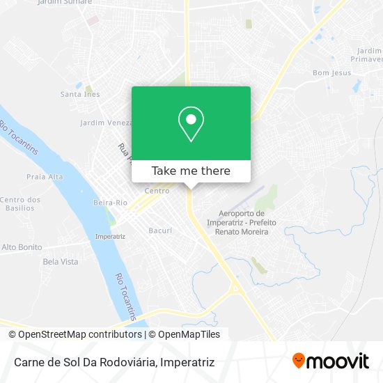 Carne de Sol Da Rodoviária map