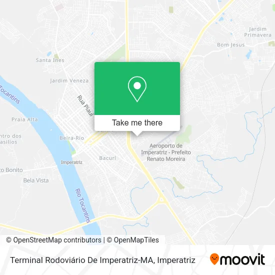 Terminal Rodoviário De Imperatriz-MA map