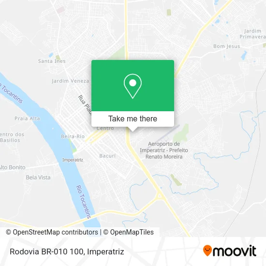 Rodovia BR-010 100 map