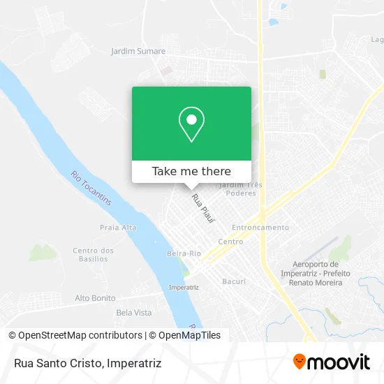Rua Santo Cristo map