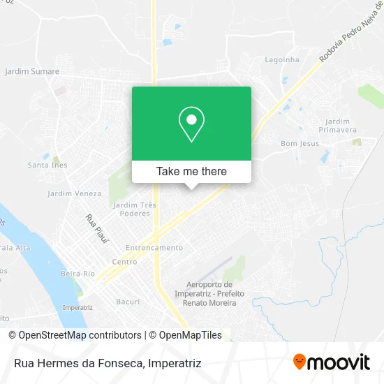Rua Hermes da Fonseca map