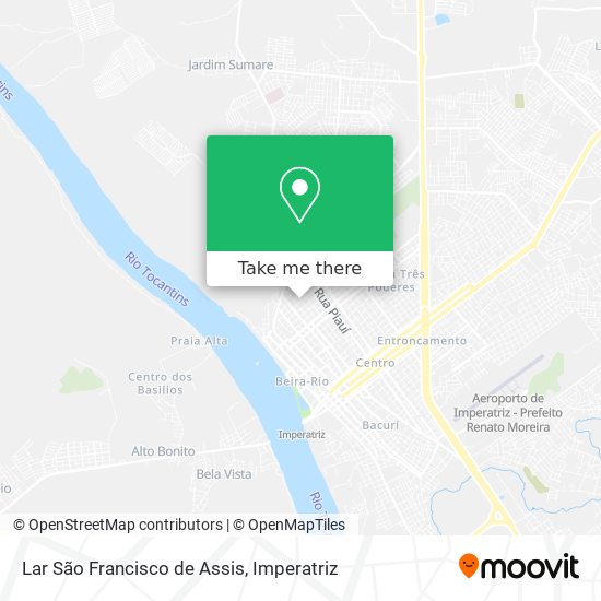 Lar São Francisco de Assis map
