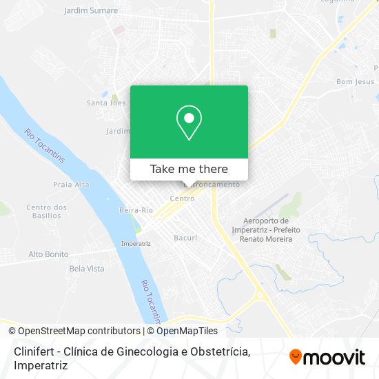 Clinifert - Clínica de Ginecologia e Obstetrícia map