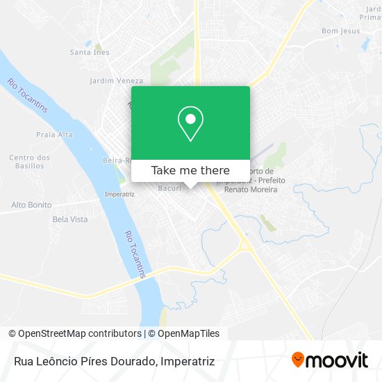 Rua Leôncio Píres Dourado map