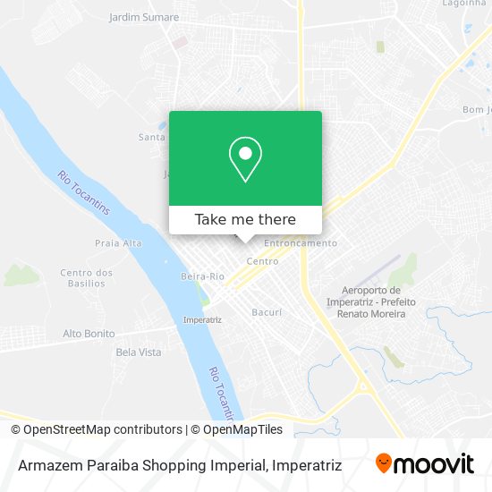 Armazem Paraiba Shopping Imperial map