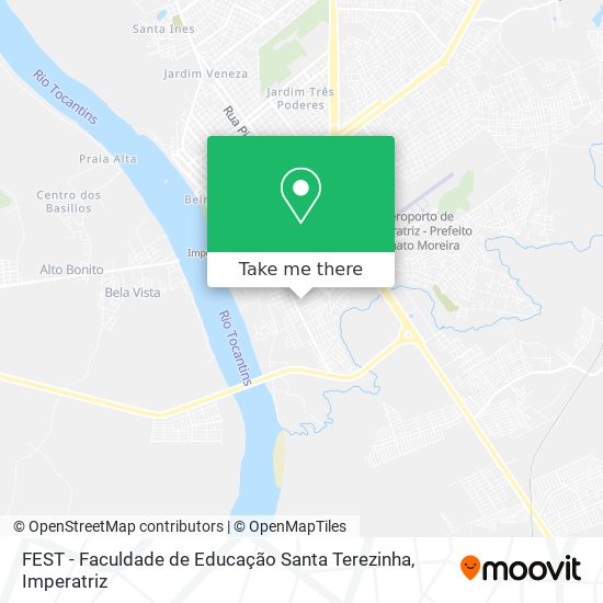 FEST - Faculdade de Educação Santa Terezinha map