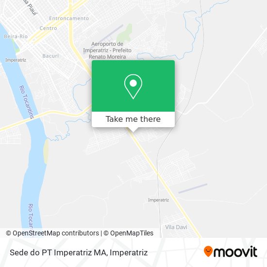 Sede do PT Imperatriz MA map