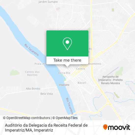 Auditório da Delegacia da Receita Federal de Imperatriz / MA map