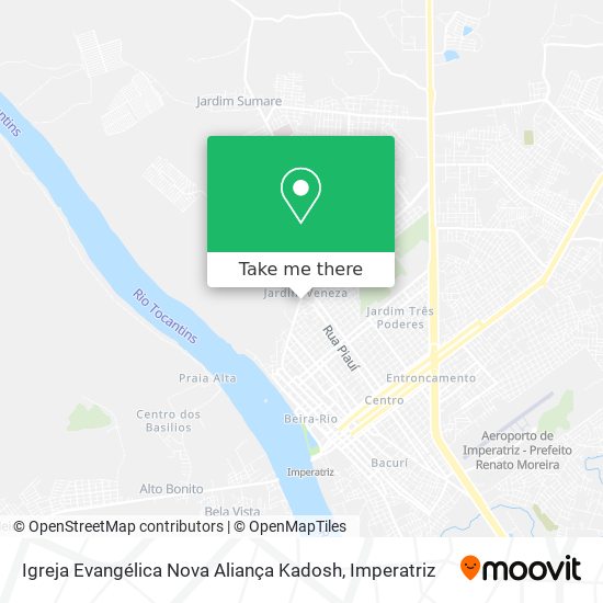 Igreja Evangélica Nova Aliança Kadosh map
