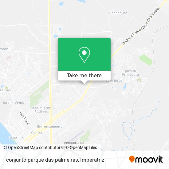 Mapa conjunto parque das palmeiras