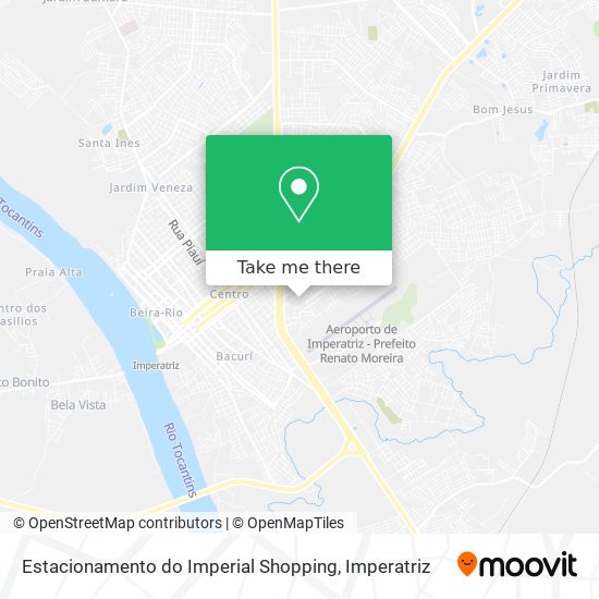 Mapa Estacionamento do Imperial Shopping