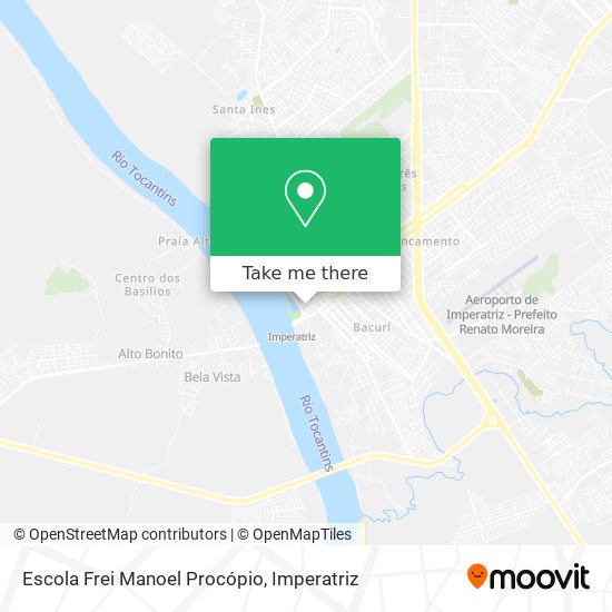 Mapa Escola Frei Manoel Procópio