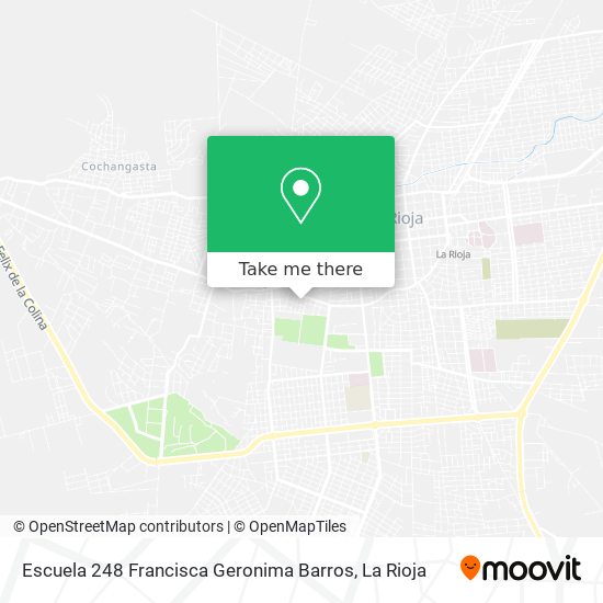 Mapa de Escuela 248 Francisca Geronima Barros