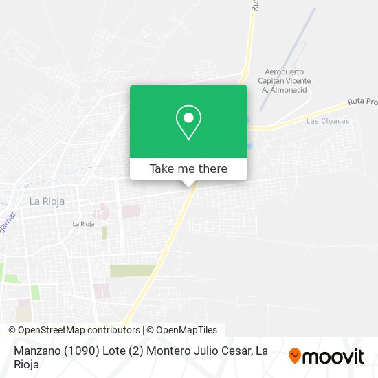 Mapa de Manzano (1090) Lote (2) Montero Julio Cesar