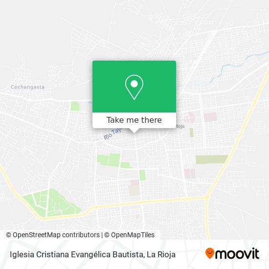 Mapa de Iglesia Cristiana Evangélica Bautista