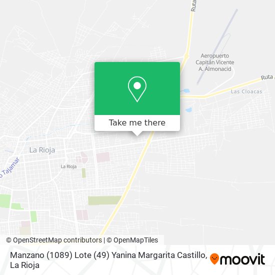 Manzano (1089) Lote (49) Yanina Margarita Castillo map