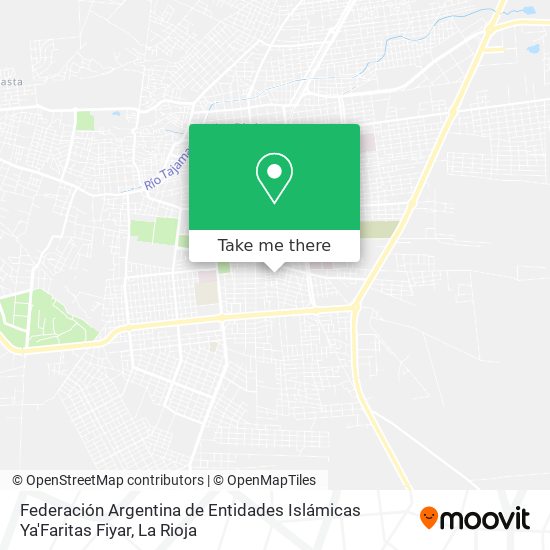 Federación Argentina de Entidades Islámicas Ya'Faritas Fiyar map